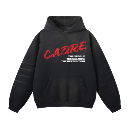 "C.A.D.R.E" - DARE TO BE DIFFRENT - BLACK HOODIE