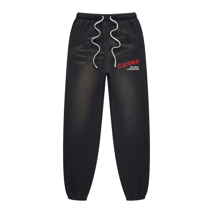 "C.A.D.R.E" - DARE TO BE DIFFRENT - BLACK JOGGERS