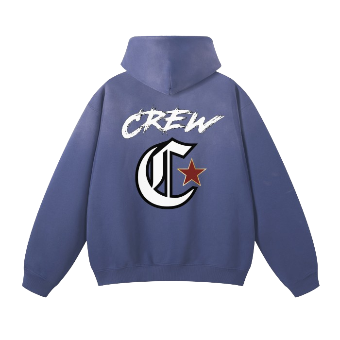 "C.A.D.R.E" - DARE TO BE DIFFRENT - BLUE HOODIE