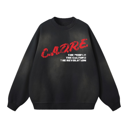 "C.A.D.R.E" - DARE TO BE DIFFRENT - VINTAGE BLACK SWEATSHIRT