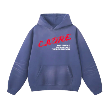 "C.A.D.R.E" - DARE TO BE DIFFRENT - BLUE HOODIE